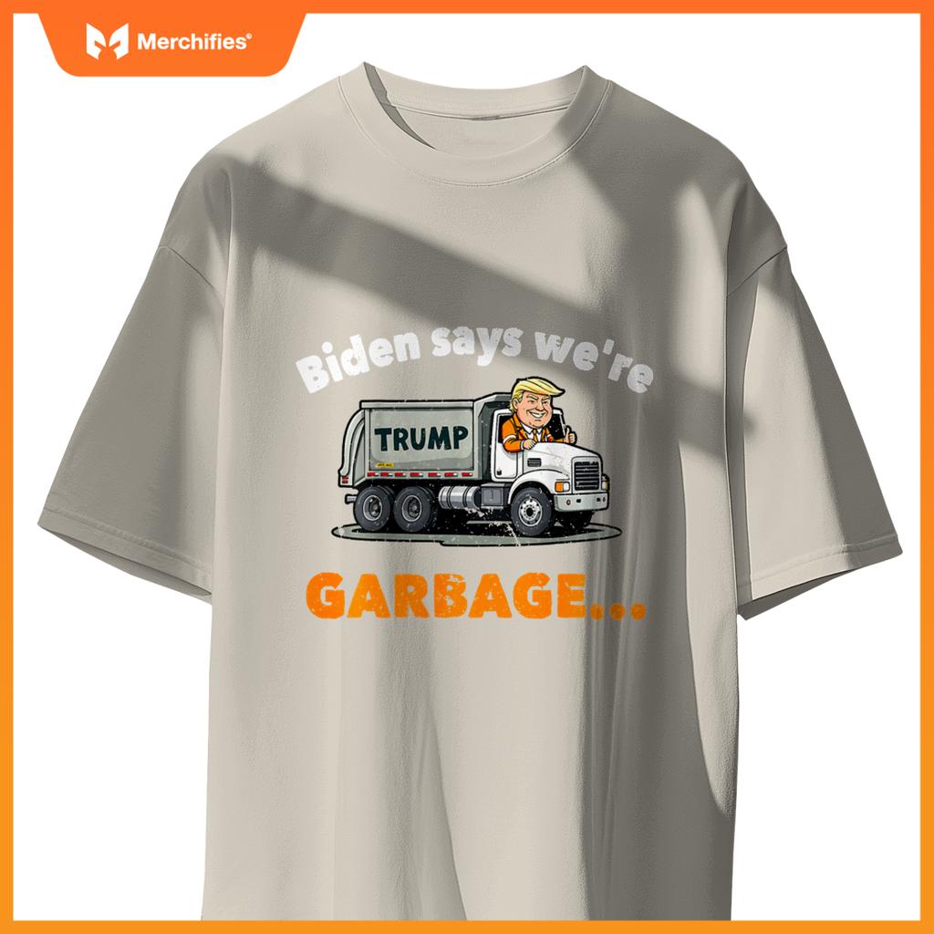Donald Trump rides a garbage truck T-Shirt