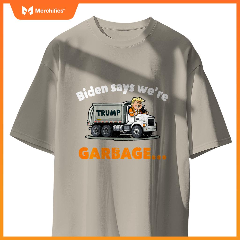 Donald Trump rides a garbage truck T-Shirt
