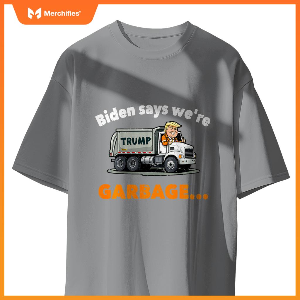Donald Trump rides a garbage truck T-Shirt