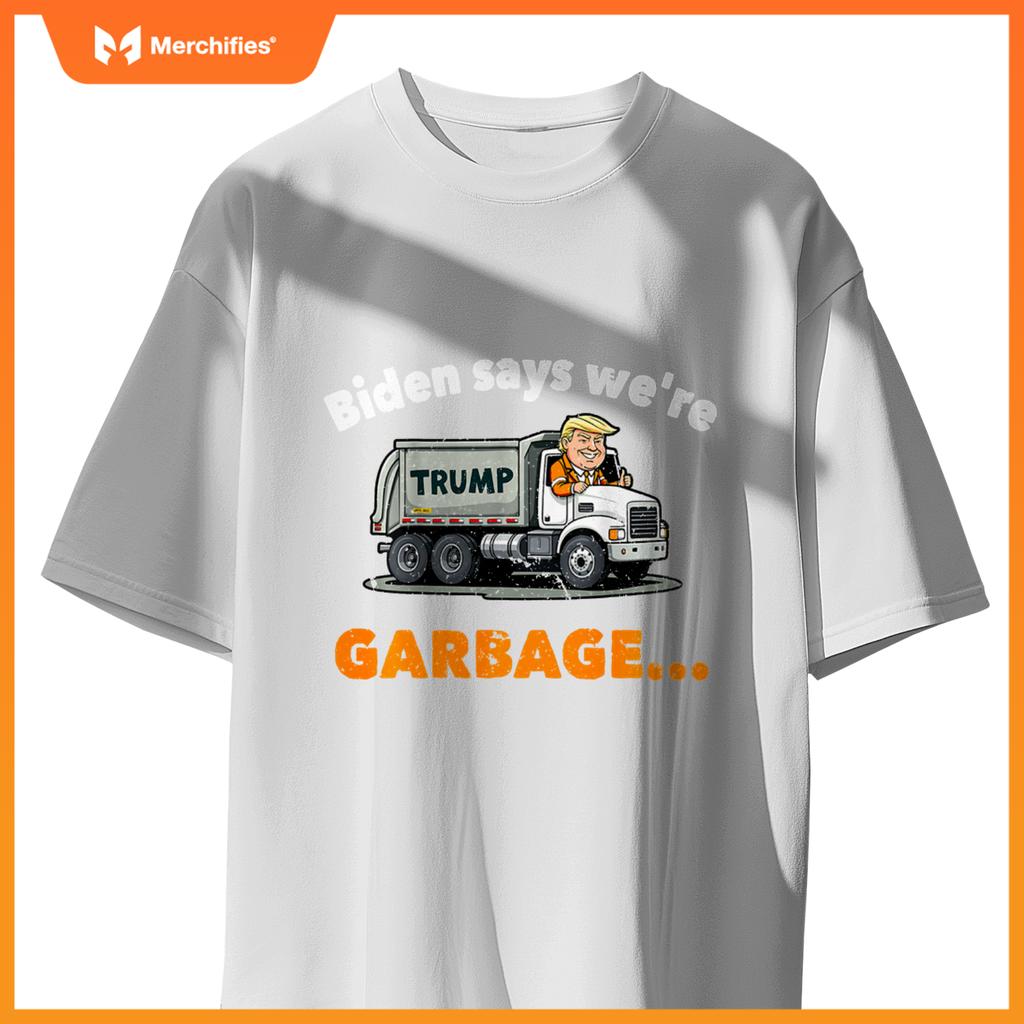 Donald Trump rides a garbage truck T-Shirt