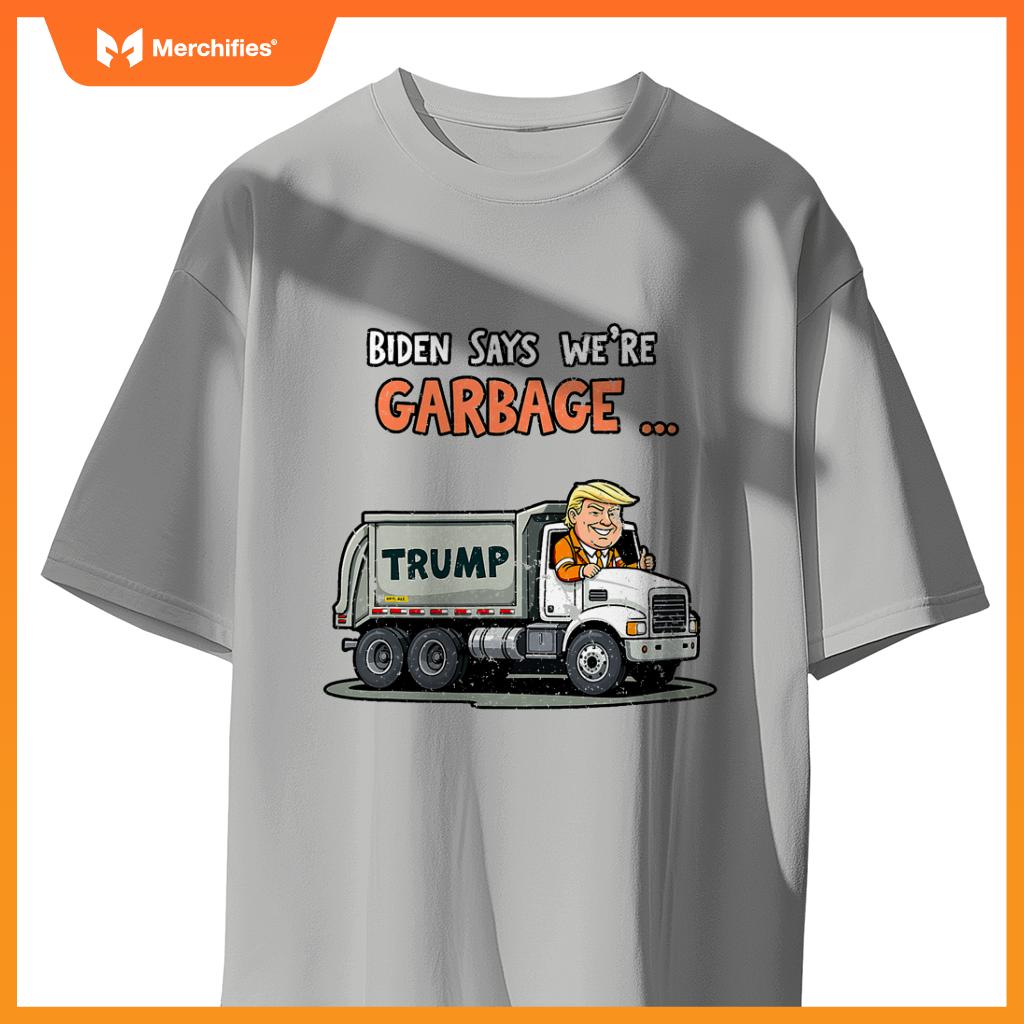 Donald Trump rides in garbage truck T-Shirt