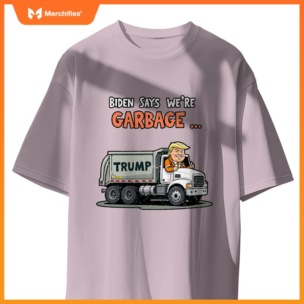 Donald Trump rides in garbage truck T-Shirt