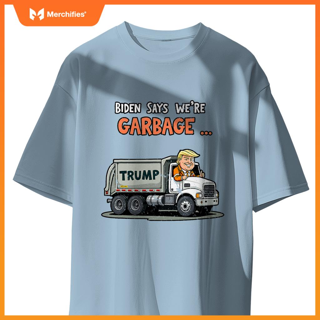 Donald Trump rides in garbage truck T-Shirt