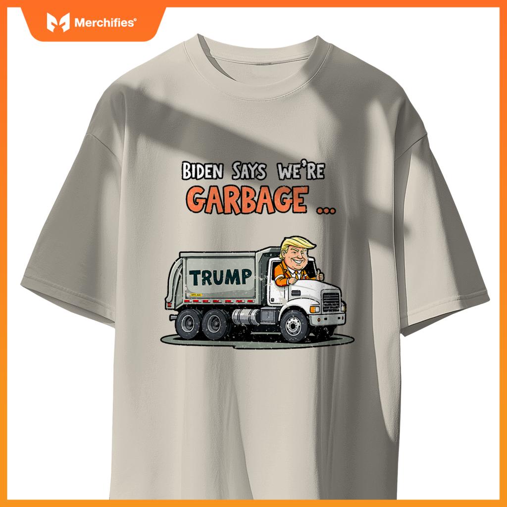 Donald Trump rides in garbage truck T-Shirt