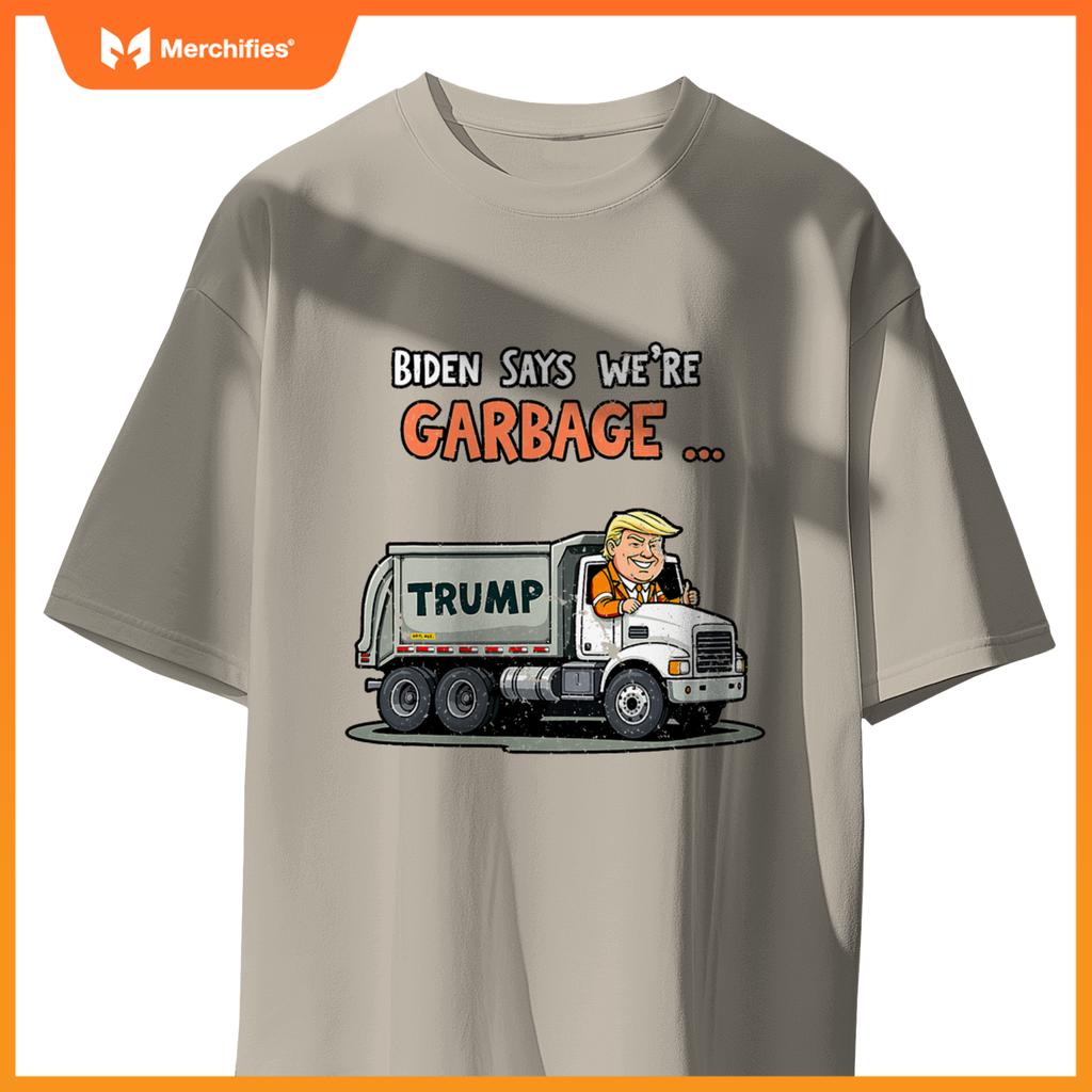 Donald Trump rides in garbage truck T-Shirt