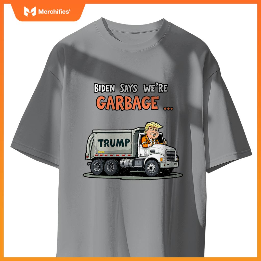 Donald Trump rides in garbage truck T-Shirt