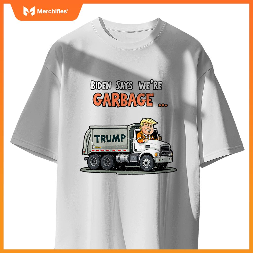 Donald Trump rides in garbage truck T-Shirt