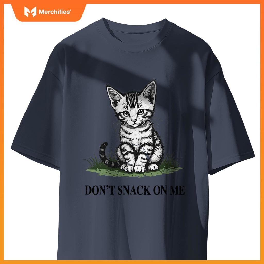 Don't Snack On Me Funny Cat Eating Dogs Cats T-Shirt