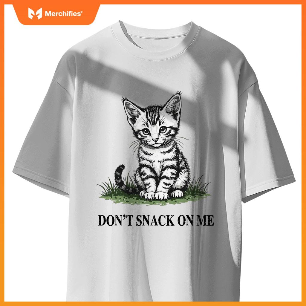 Don't Snack On Me Funny Cat Eating Dogs Cats T-Shirt