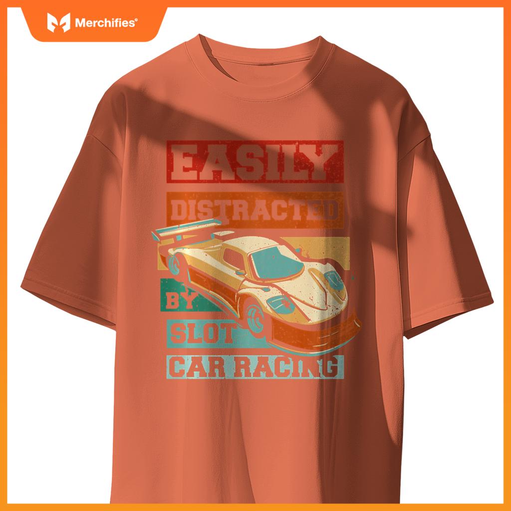 Easily Distracted By Slot Car Racing RC Car Mini Car Slotcar T-Shirt