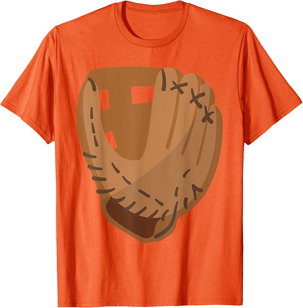 Easy Halloween Costume Idea Softball Baseball Glove T-Shirt