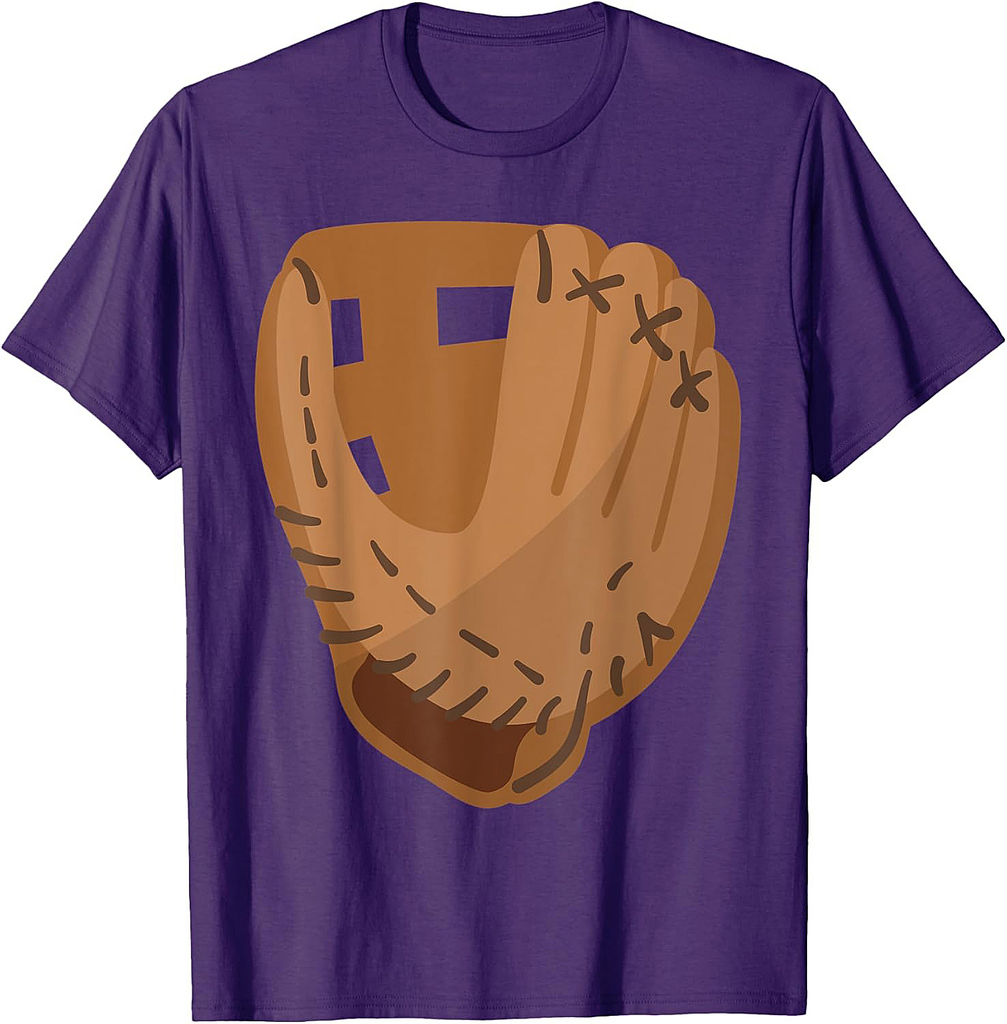 Easy Halloween Costume Idea Softball Baseball Glove T-Shirt