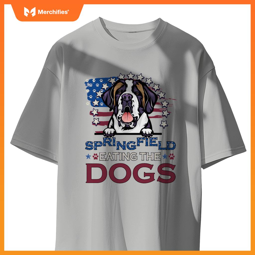 Eating the Dog Saint Bernard in Springfield Election T-Shirt