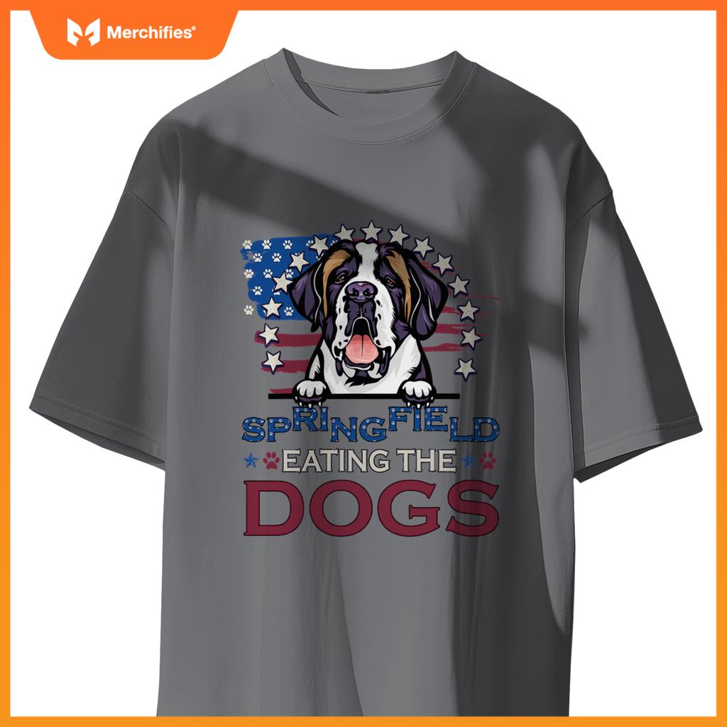 Eating the Dog Saint Bernard in Springfield Election T-Shirt