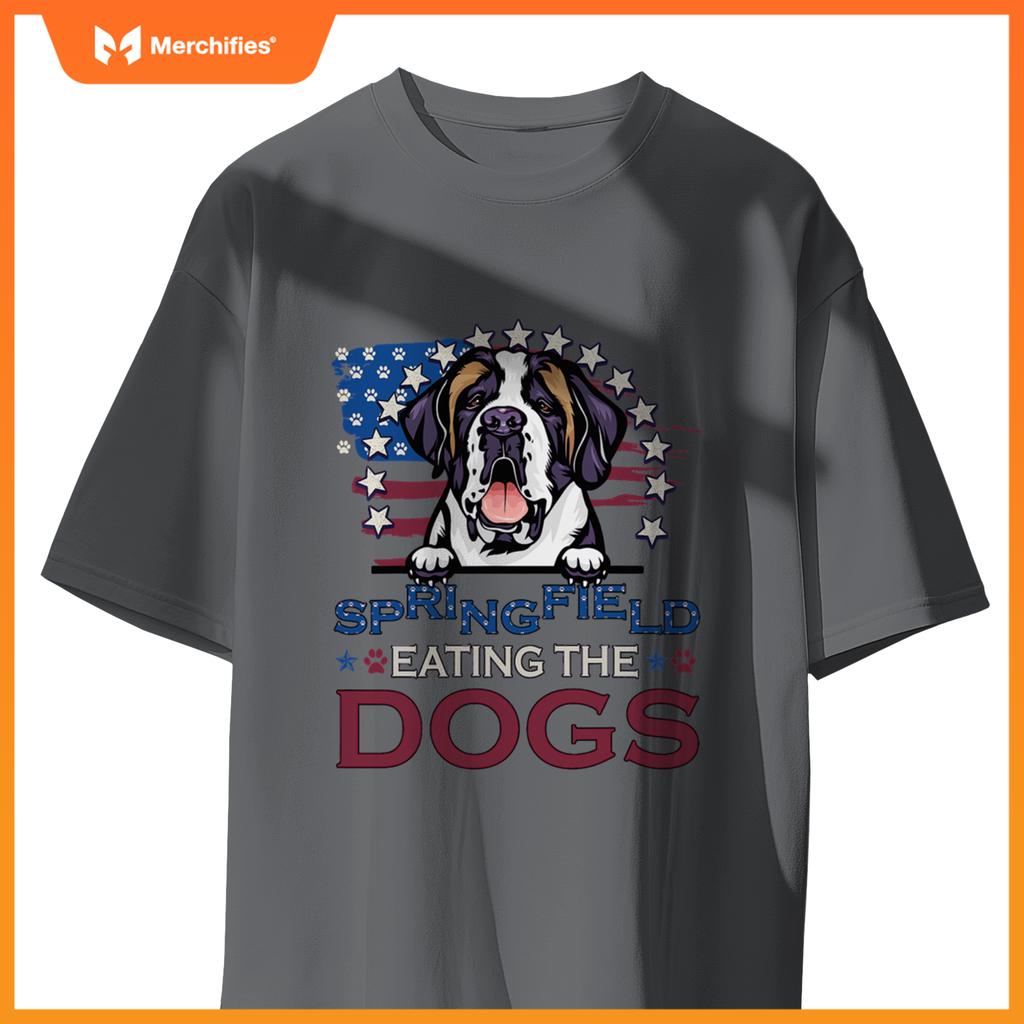 Eating the Dog Saint Bernard in Springfield Election T-Shirt