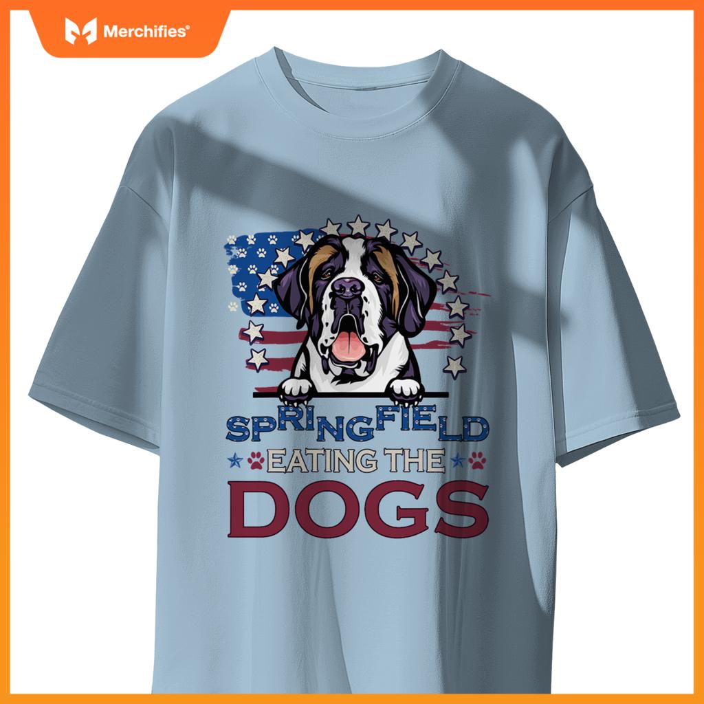 Eating the Dog Saint Bernard in Springfield Election T-Shirt