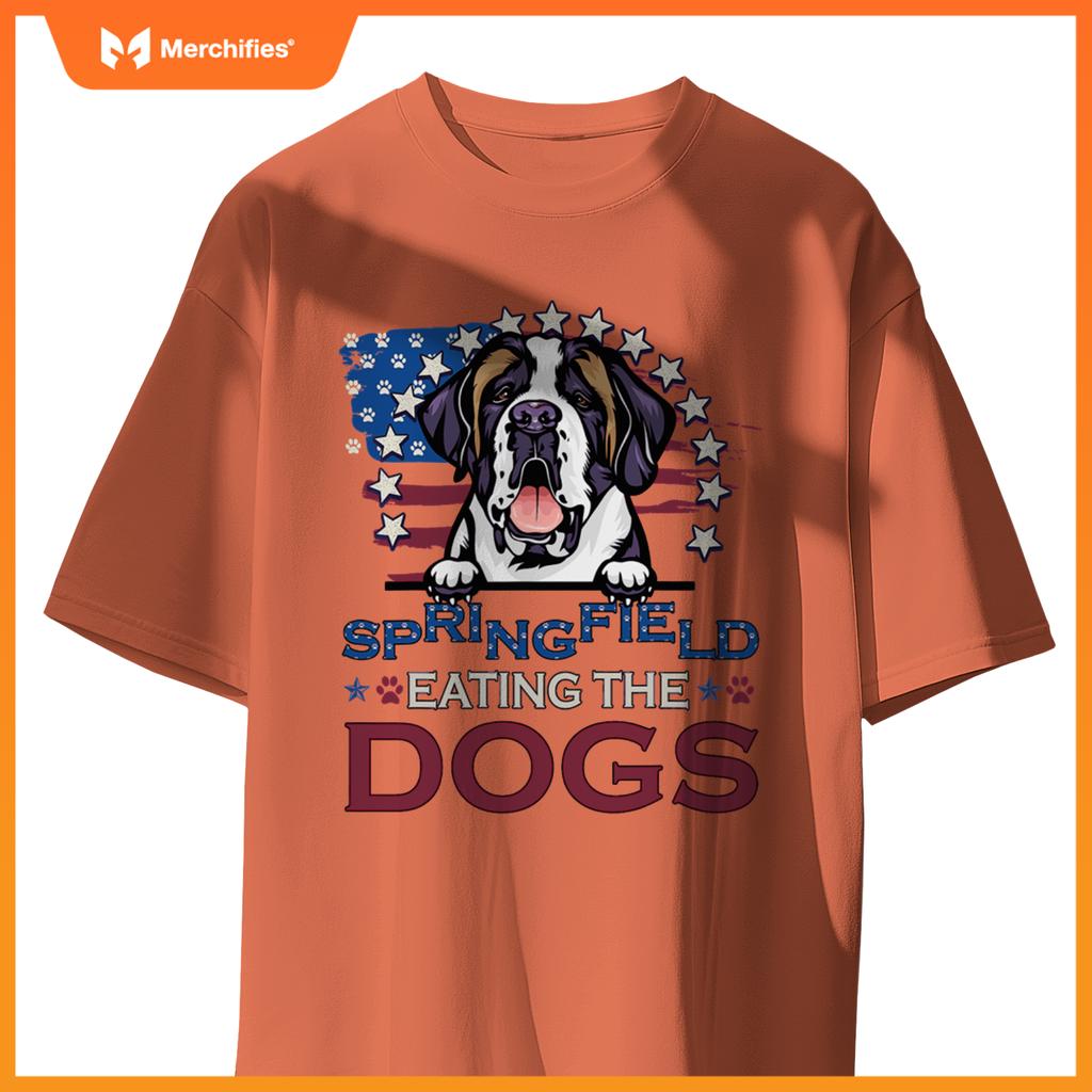 Eating the Dog Saint Bernard in Springfield Election T-Shirt