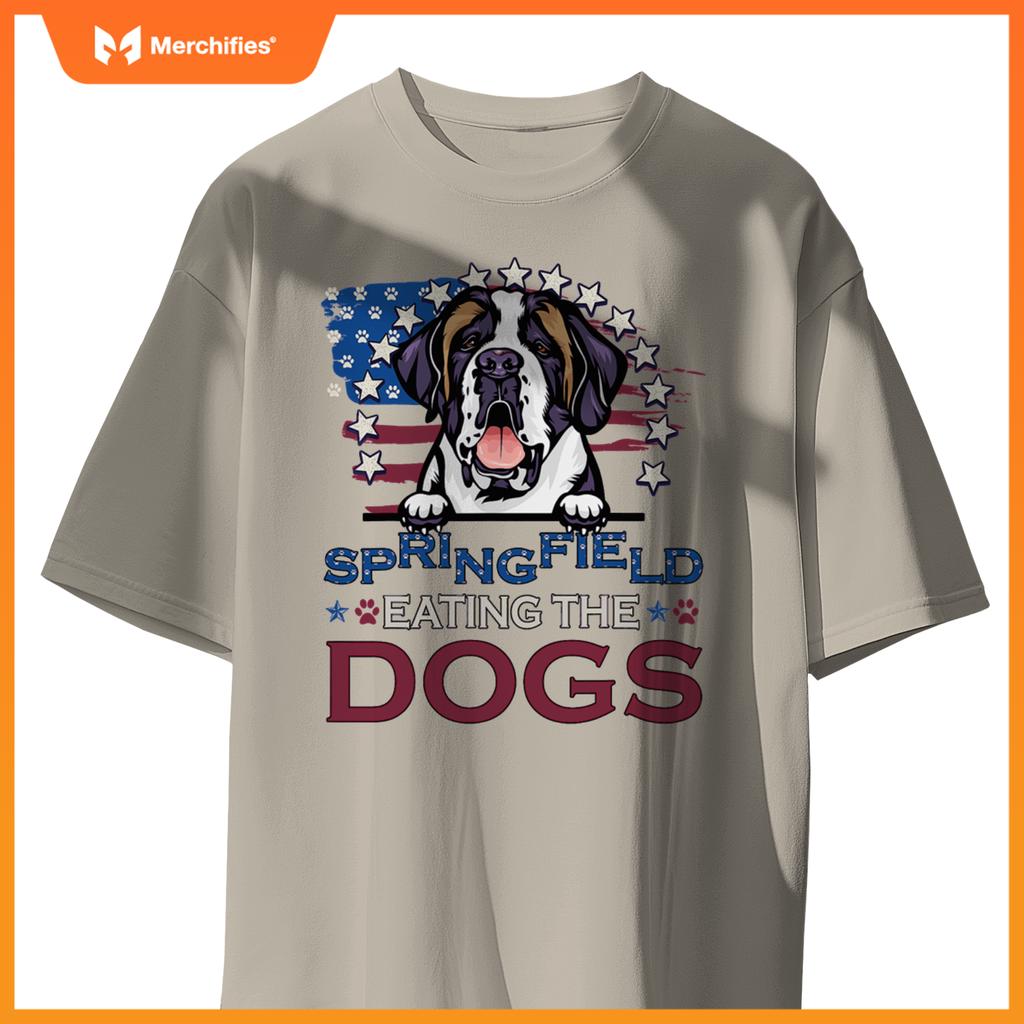 Eating the Dog Saint Bernard in Springfield Election T-Shirt