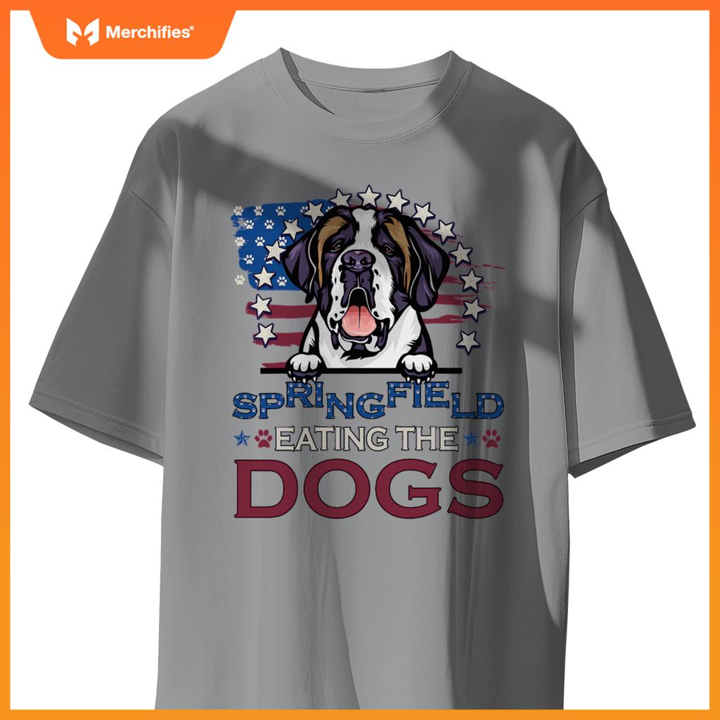 Eating the Dog Saint Bernard in Springfield Election T-Shirt