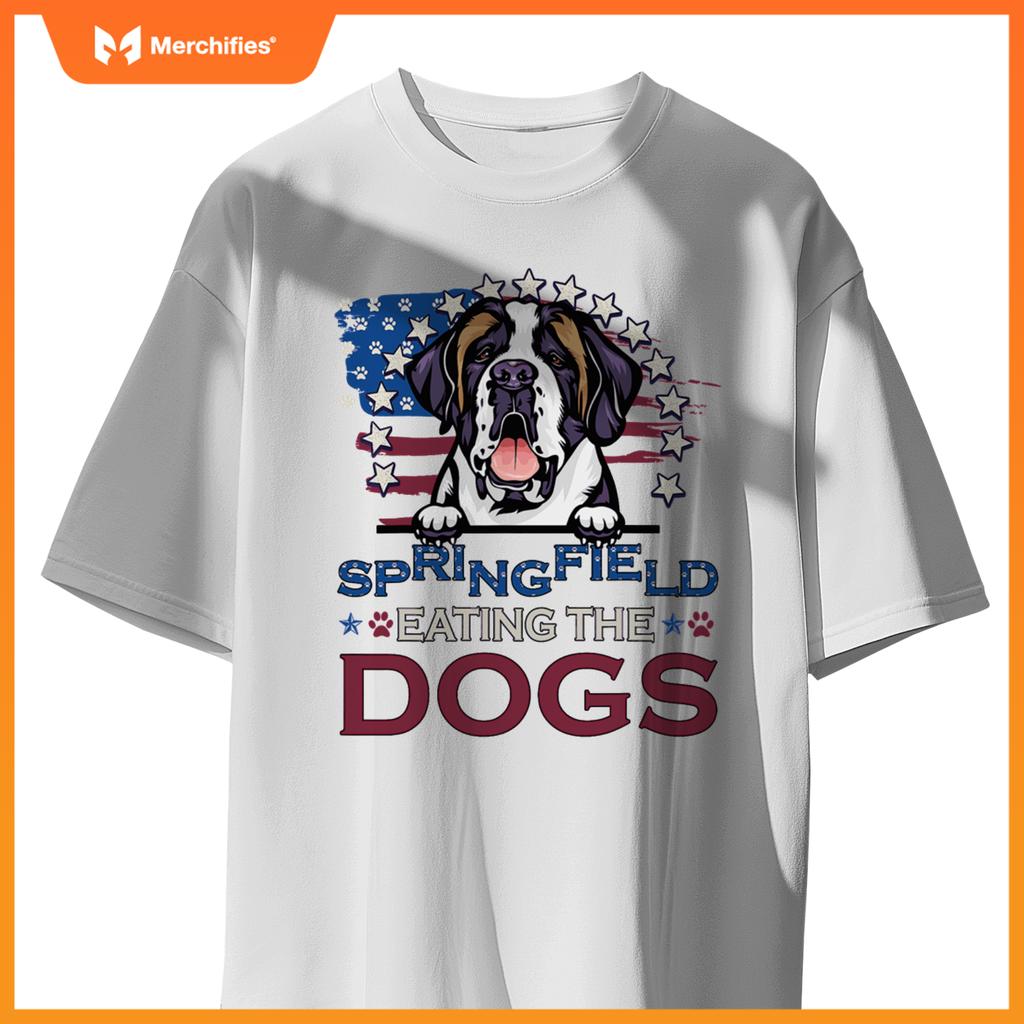 Eating the Dog Saint Bernard in Springfield Election T-Shirt