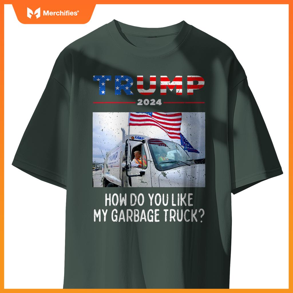 How Do You Like My Garbage Truck, Boy Girl Trump T-Shirt