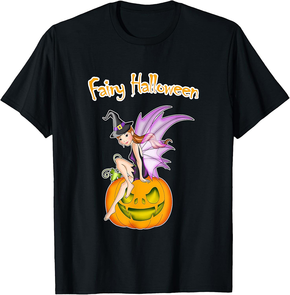 Fairy Halloween for Girls - Pumpkin Fairy Halloween T-Shirt