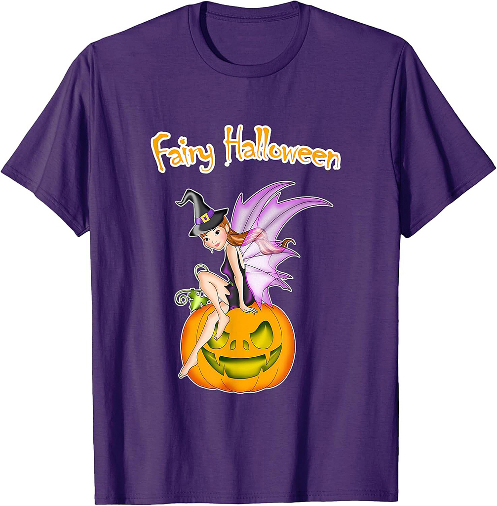 Fairy Halloween for Girls - Pumpkin Fairy Halloween T-Shirt