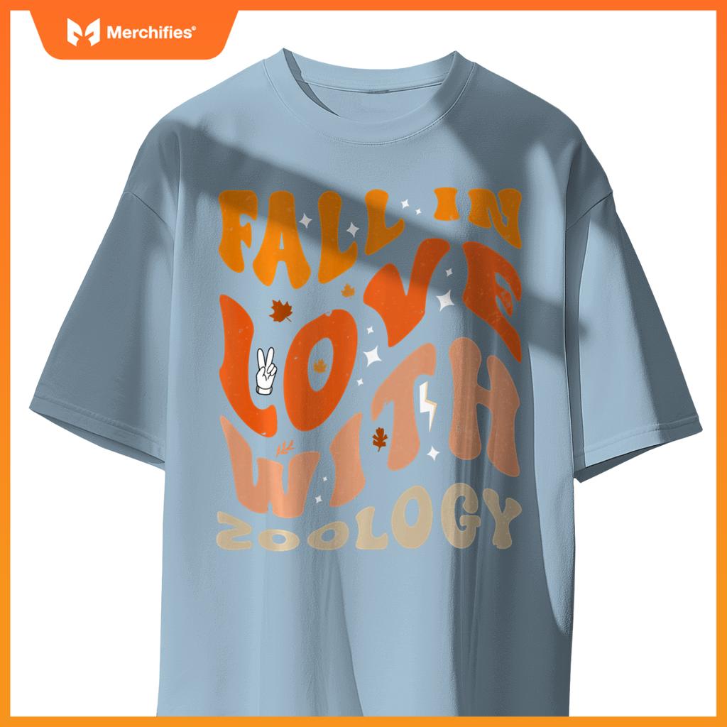 Fall In Love With Zoology Teacher Outfit Groovy Thanksgiving