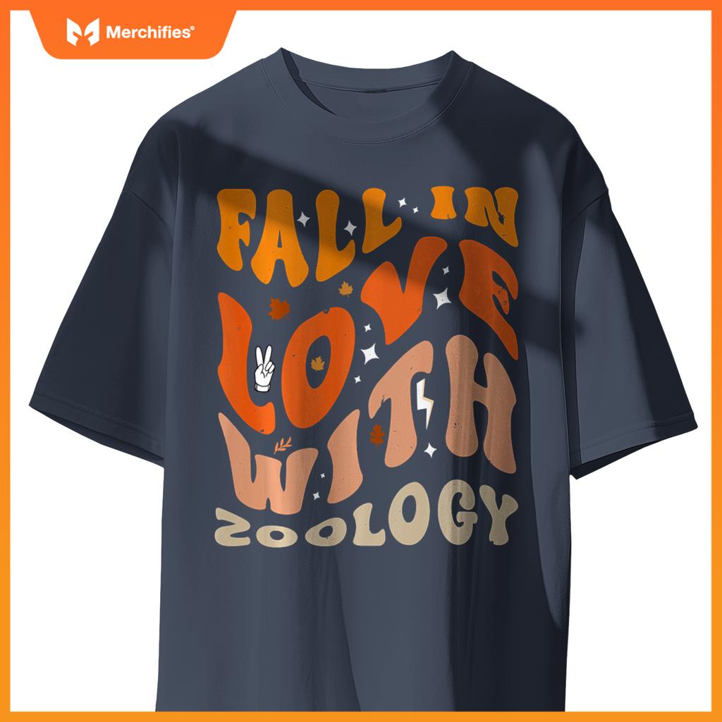 Fall In Love With Zoology Teacher Outfit Groovy Thanksgiving