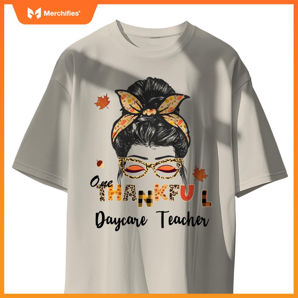 Fall Vibes One Thankful Daycare Teacher Thanksgiving