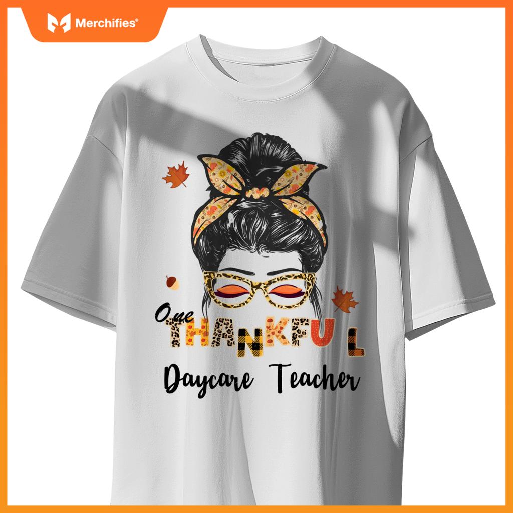 Fall Vibes One Thankful Daycare Teacher Thanksgiving