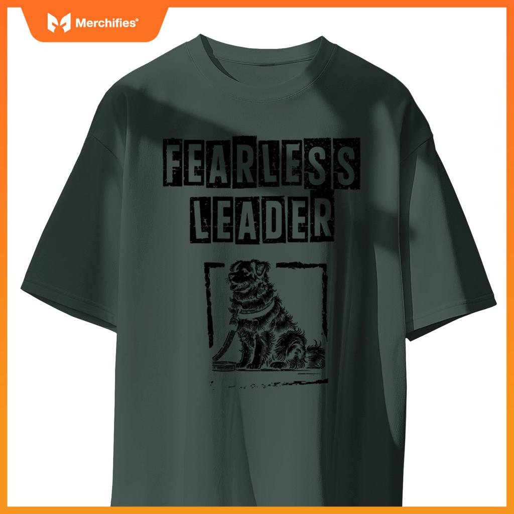 Fearles Leader Dog Walker Dogs Pet Walking Puppy T-Shirt