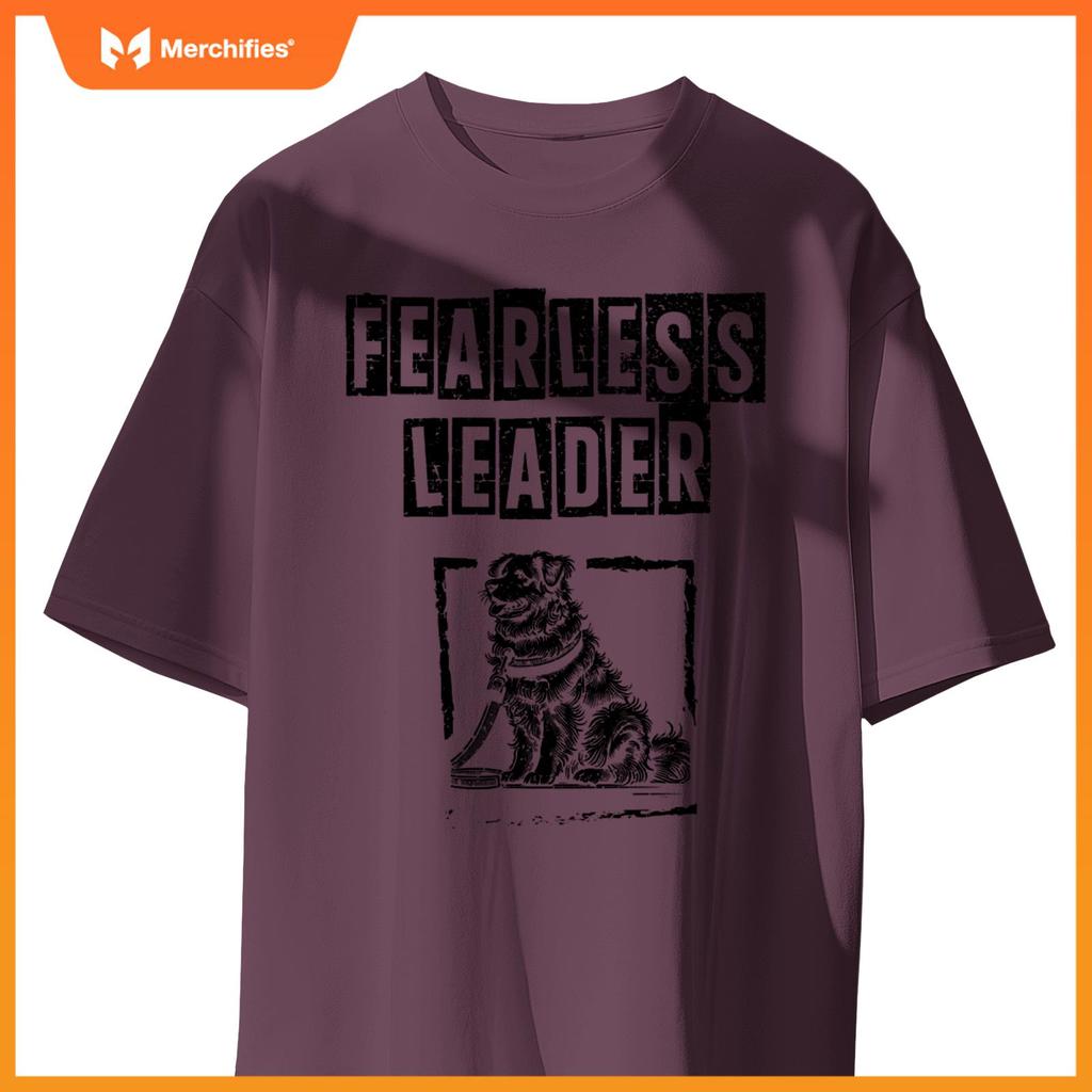 Fearles Leader Dog Walker Dogs Pet Walking Puppy T-Shirt