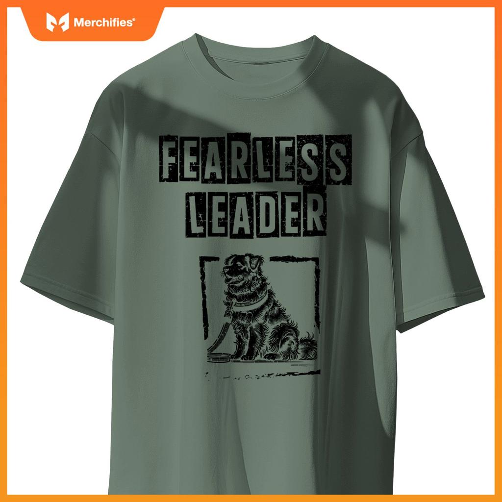 Fearles Leader Dog Walker Dogs Pet Walking Puppy T-Shirt