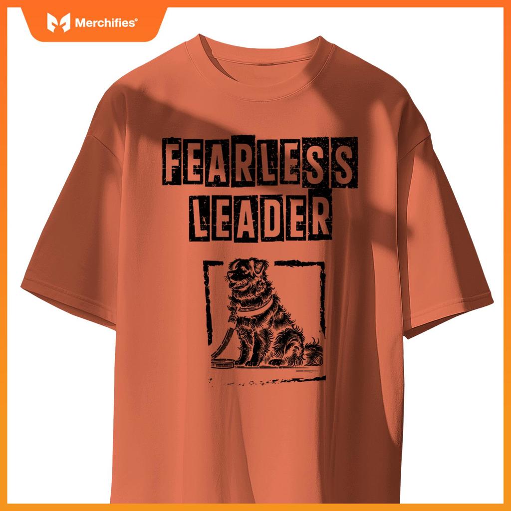 Fearles Leader Dog Walker Dogs Pet Walking Puppy T-Shirt