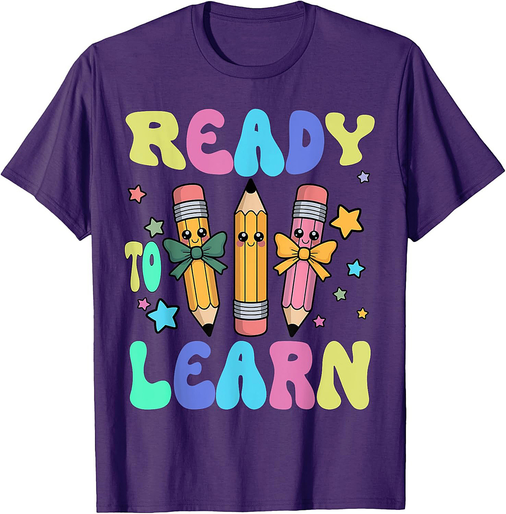 First Day Of School Ready To Learn Back To School Teacher T-Shirt