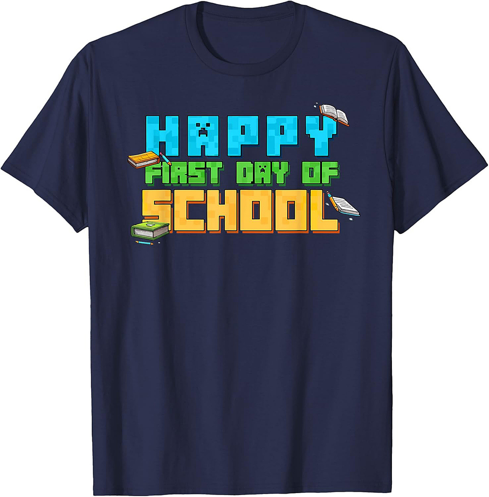 First Day of School Shirts Back to School First Grade Vibes T-Shirt