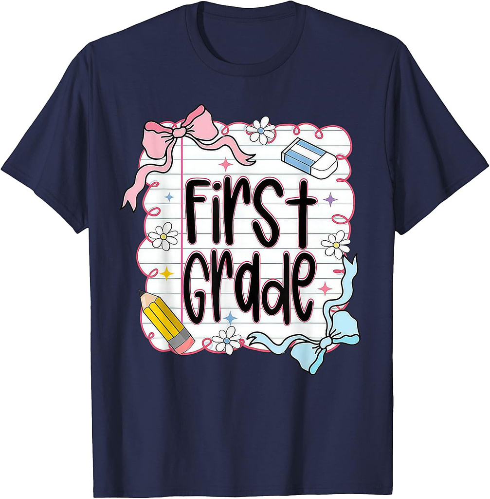 First Grade Back To School 1st Grade Teacher Student T-Shirt