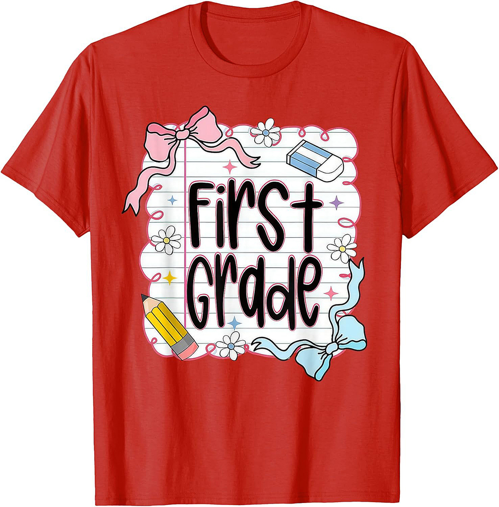 First Grade Back To School 1st Grade Teacher Student T-Shirt