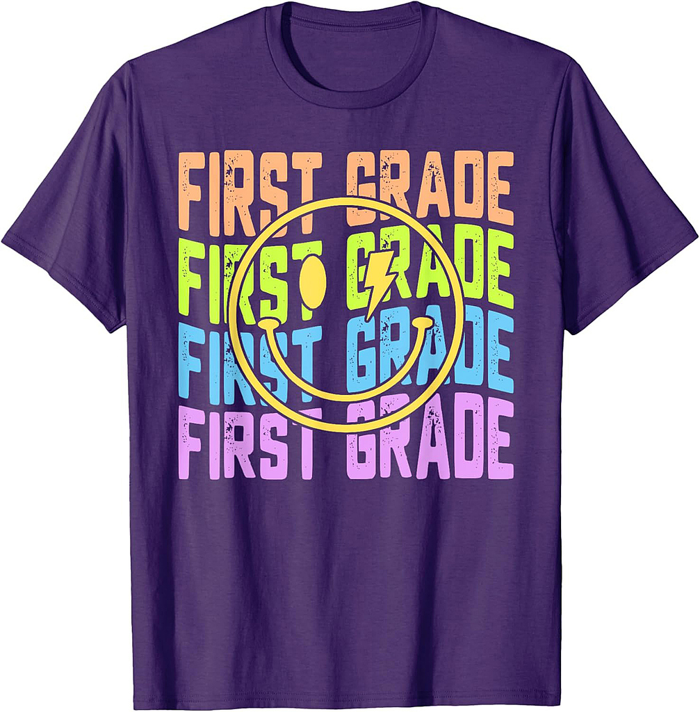 First Grade Teacher Kid 1st Grade Back To School First Day T-Shirt