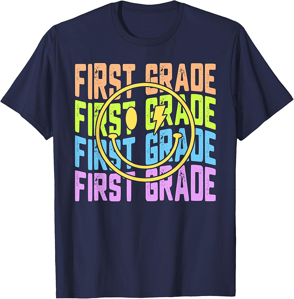 First Grade Teacher Kid 1st Grade Back To School First Day T-Shirt