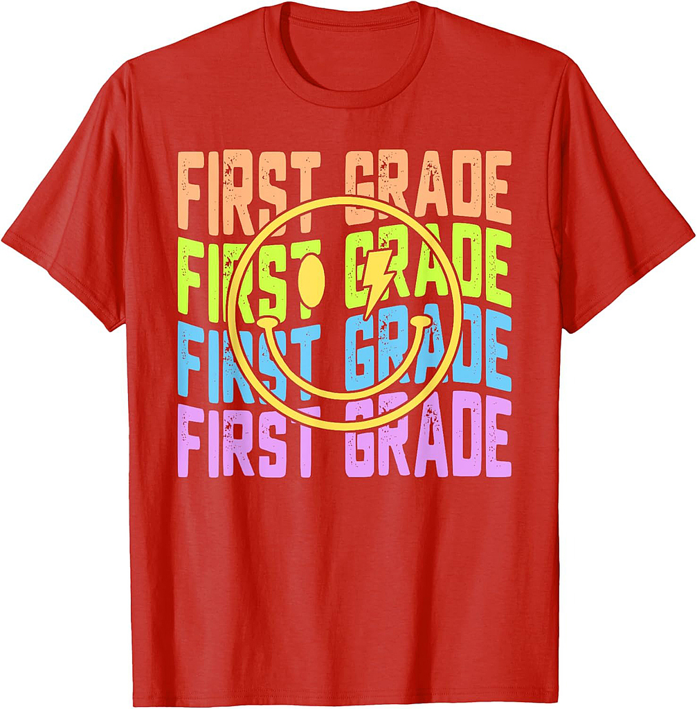 First Grade Teacher Kid 1st Grade Back To School First Day T-Shirt
