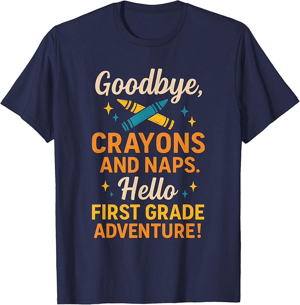 First Grade Top Back to School T-Shirt