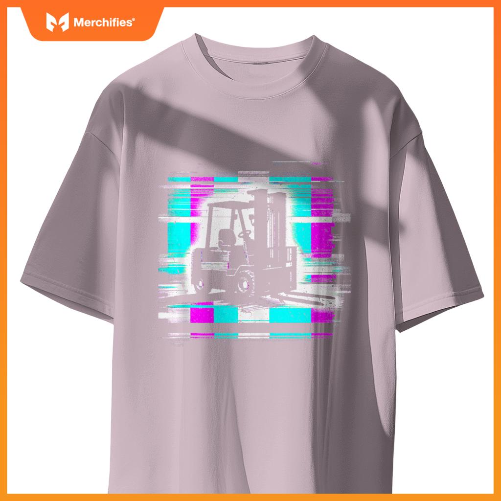 Forklift Glitch - Vintage Forklift Truck Lover T-Shirt
