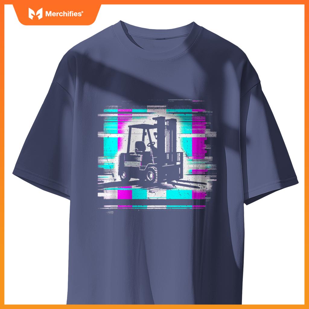 Forklift Glitch - Vintage Forklift Truck Lover T-Shirt