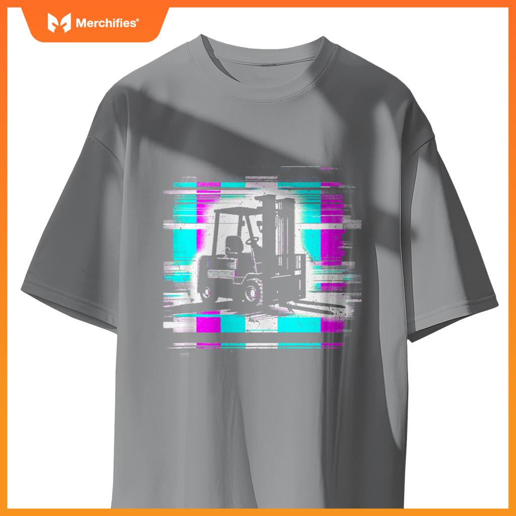 Forklift Glitch - Vintage Forklift Truck Lover T-Shirt