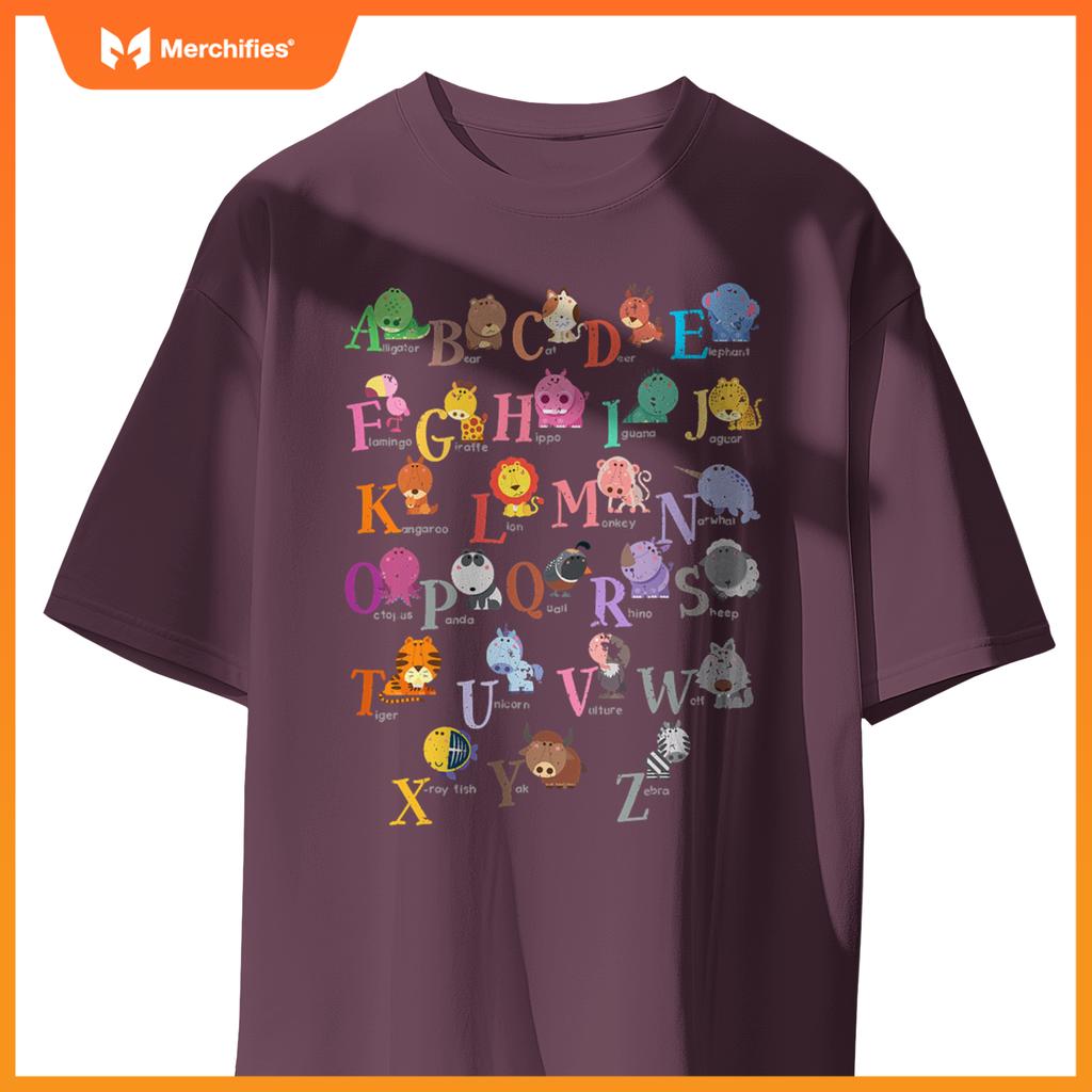 Funny Alphabet ABCs Animal Learning Kindergarten Teacher