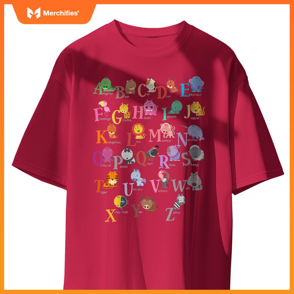 Funny Alphabet ABCs Animal Learning Kindergarten Teacher
