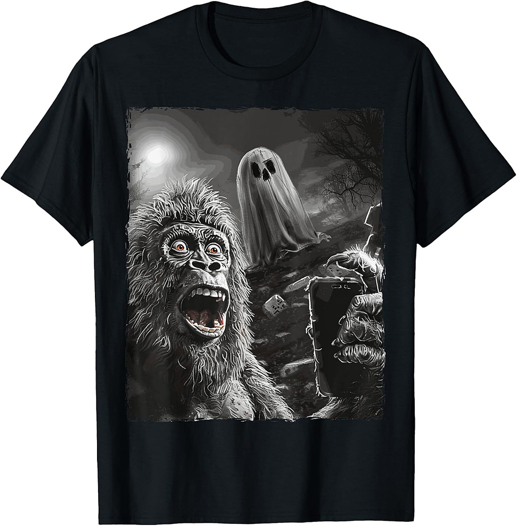 Funny Bigfoot Sasquatch Halloween T-Shirt