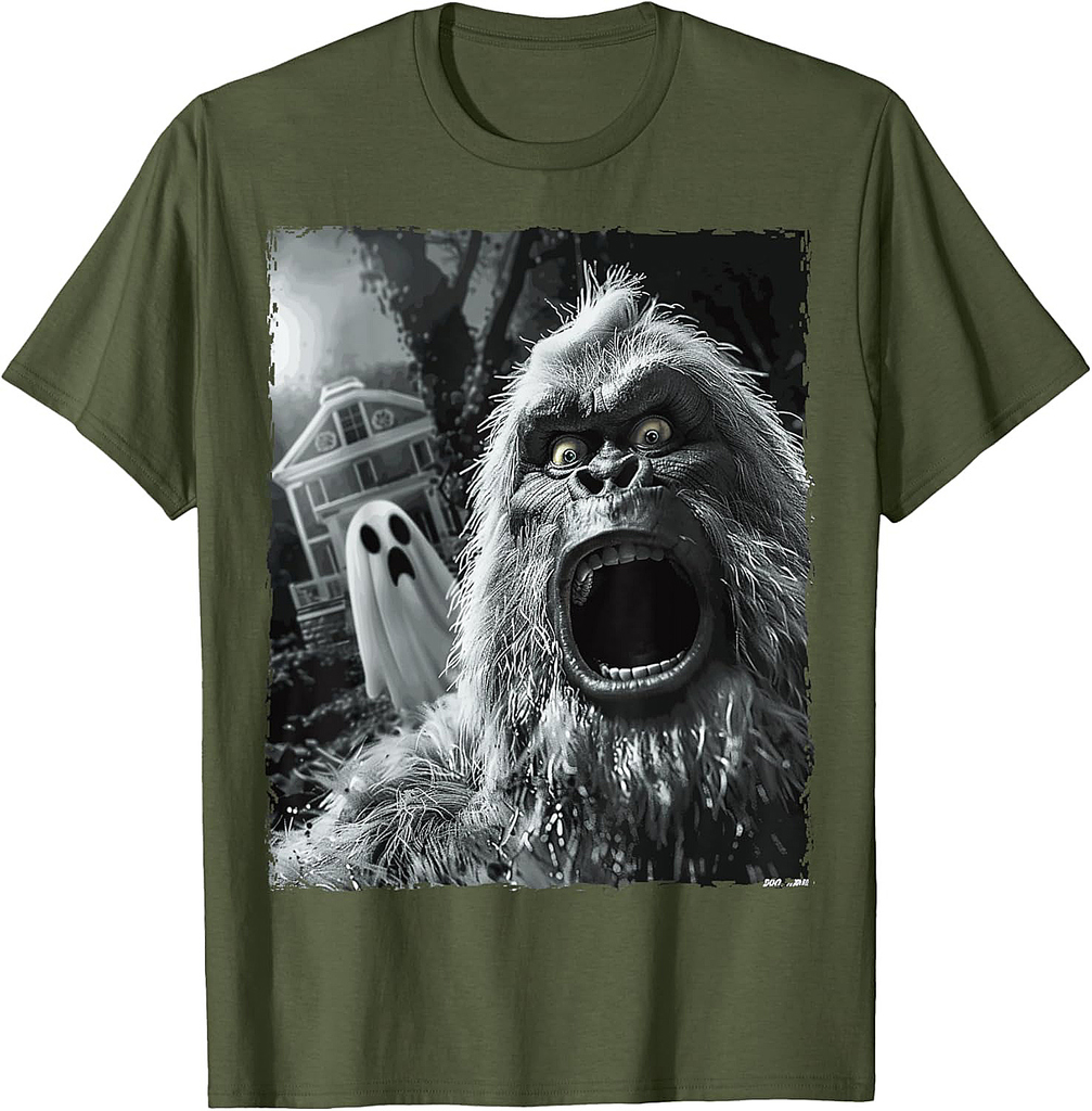 Funny Bigfoot Sasquatch Halloween T-Shirt